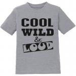 Kinder-T-Shirt Cool Wild Loud
